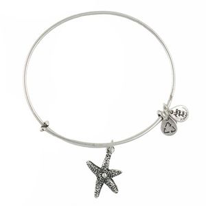 Alex and Ani silver starfish bracelet
